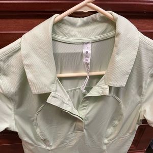 Lululemon quick dry short sleeve polo shirt golf/tennis